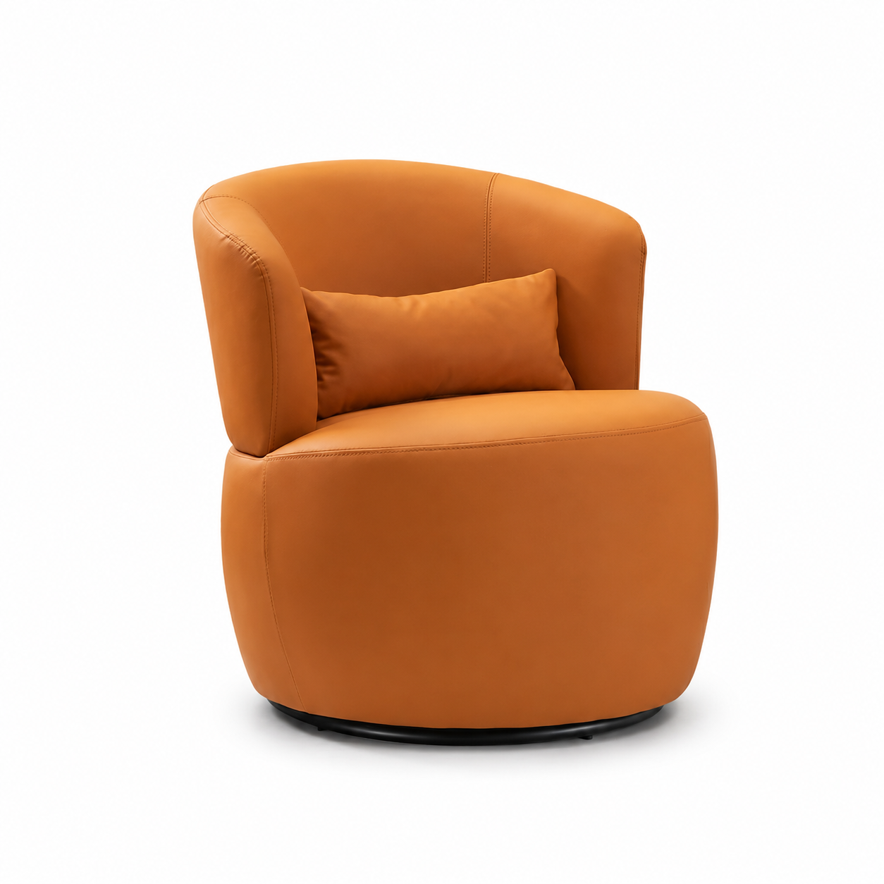 Fauteuil pouf blanc