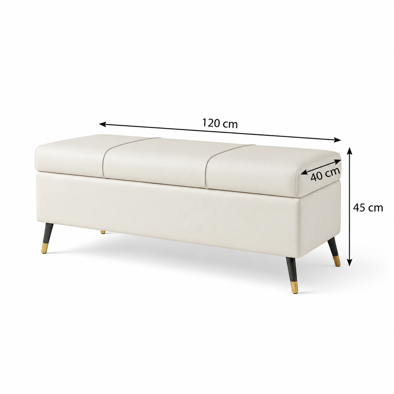Pouf avec rangement