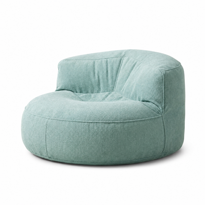 Fauteuil pouf tissu