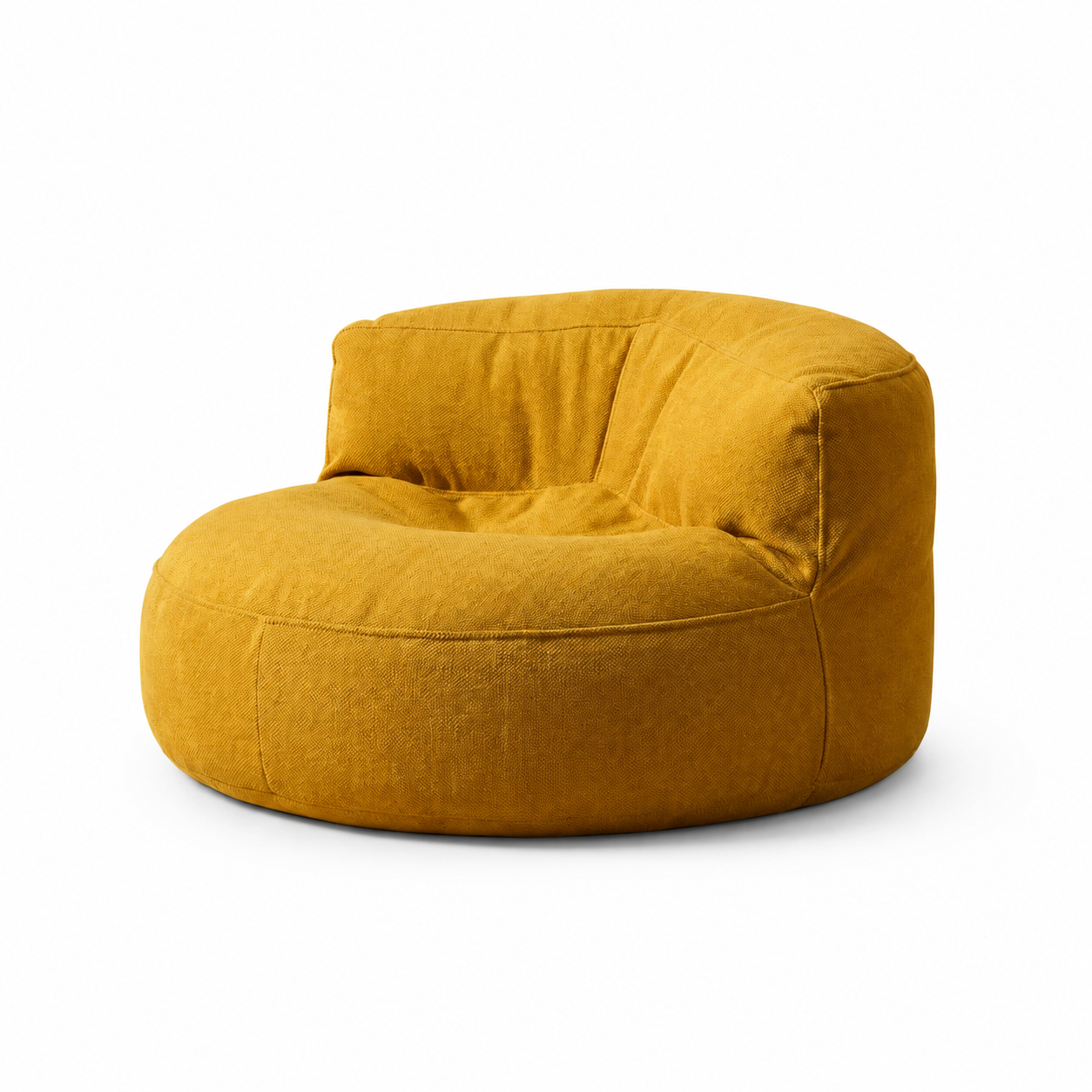 Fauteuil pouf tissu