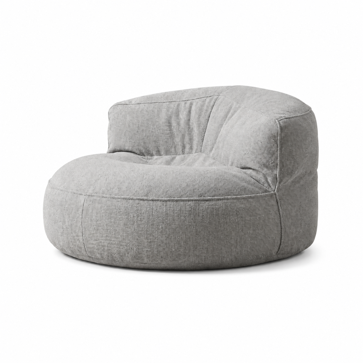 Fauteuil pouf tissu