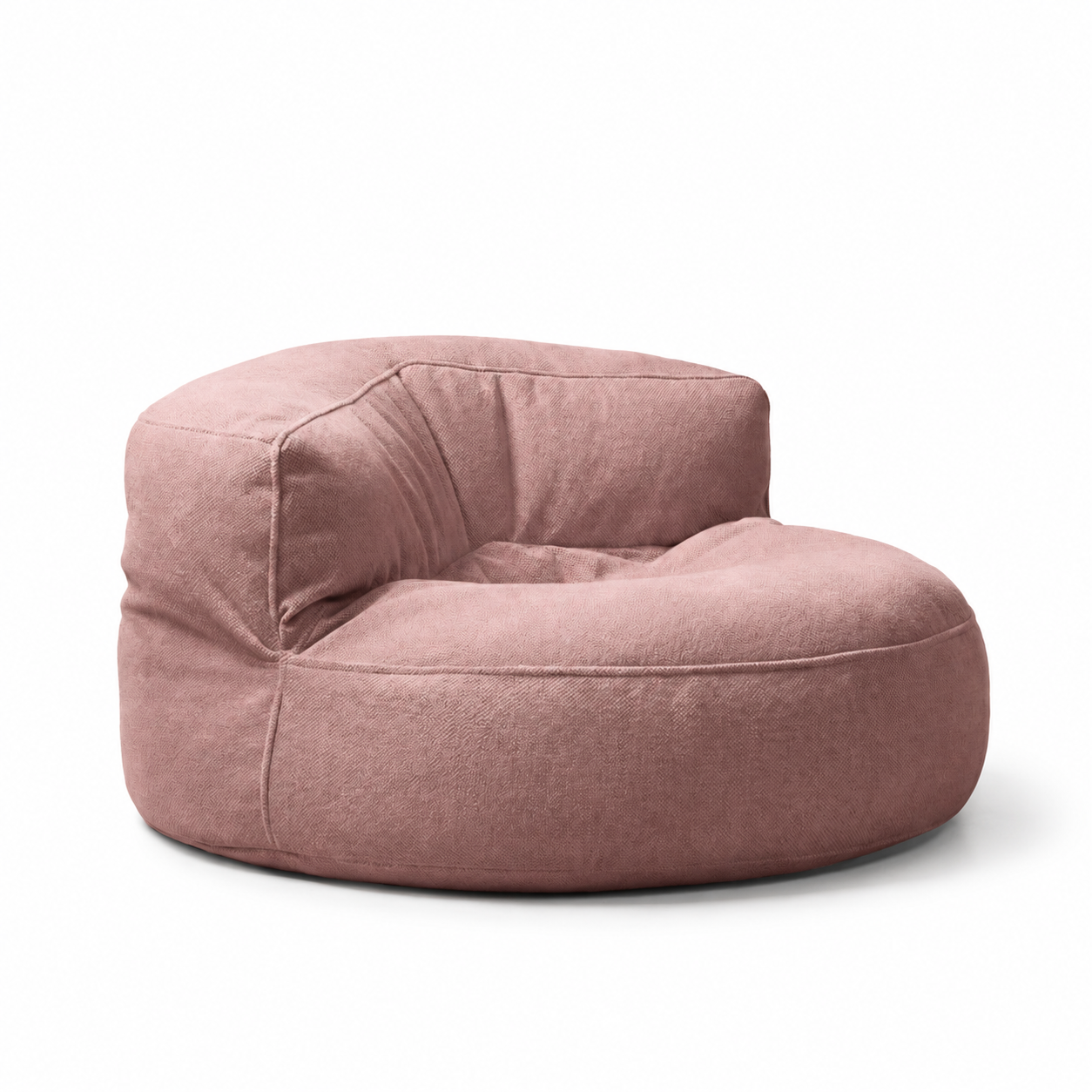 Fauteuil pouf tissu