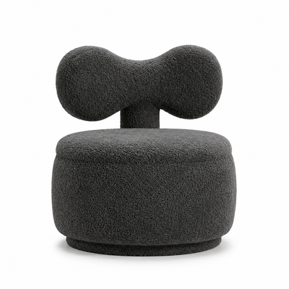 Pouf rangement bouclette