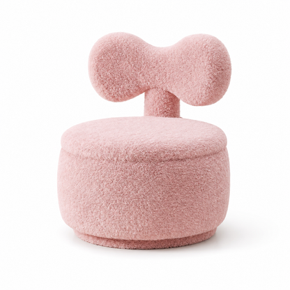 Pouf rangement bouclette