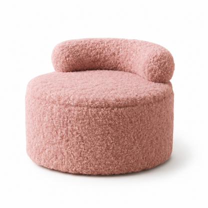 Pouf rangement bouclette