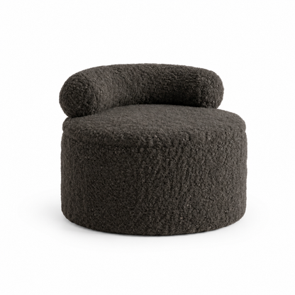 Pouf rangement bouclette