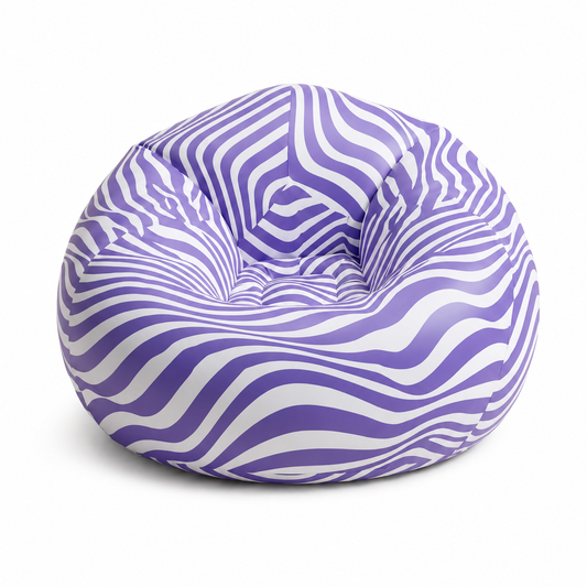Pouf de jardin gonflable