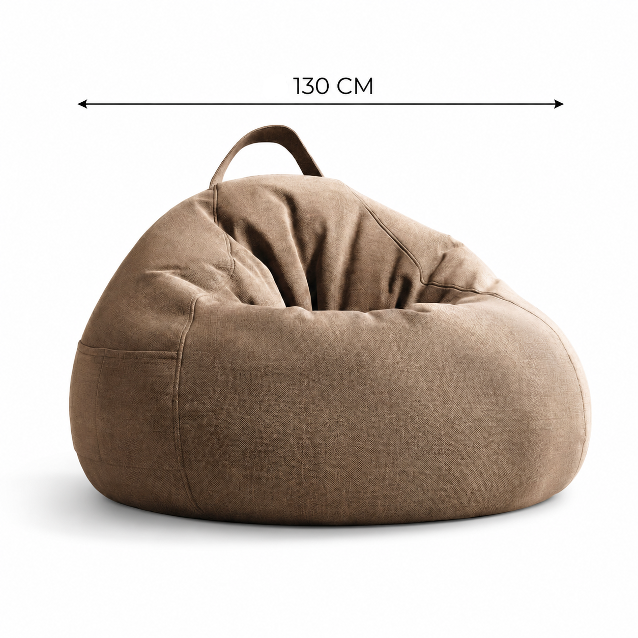 Pouf poire intérieur