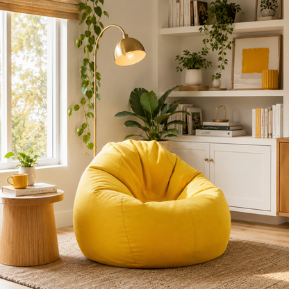 Pouf poire intérieur
