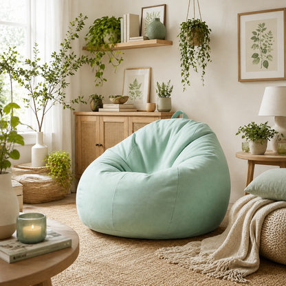 Pouf poire intérieur