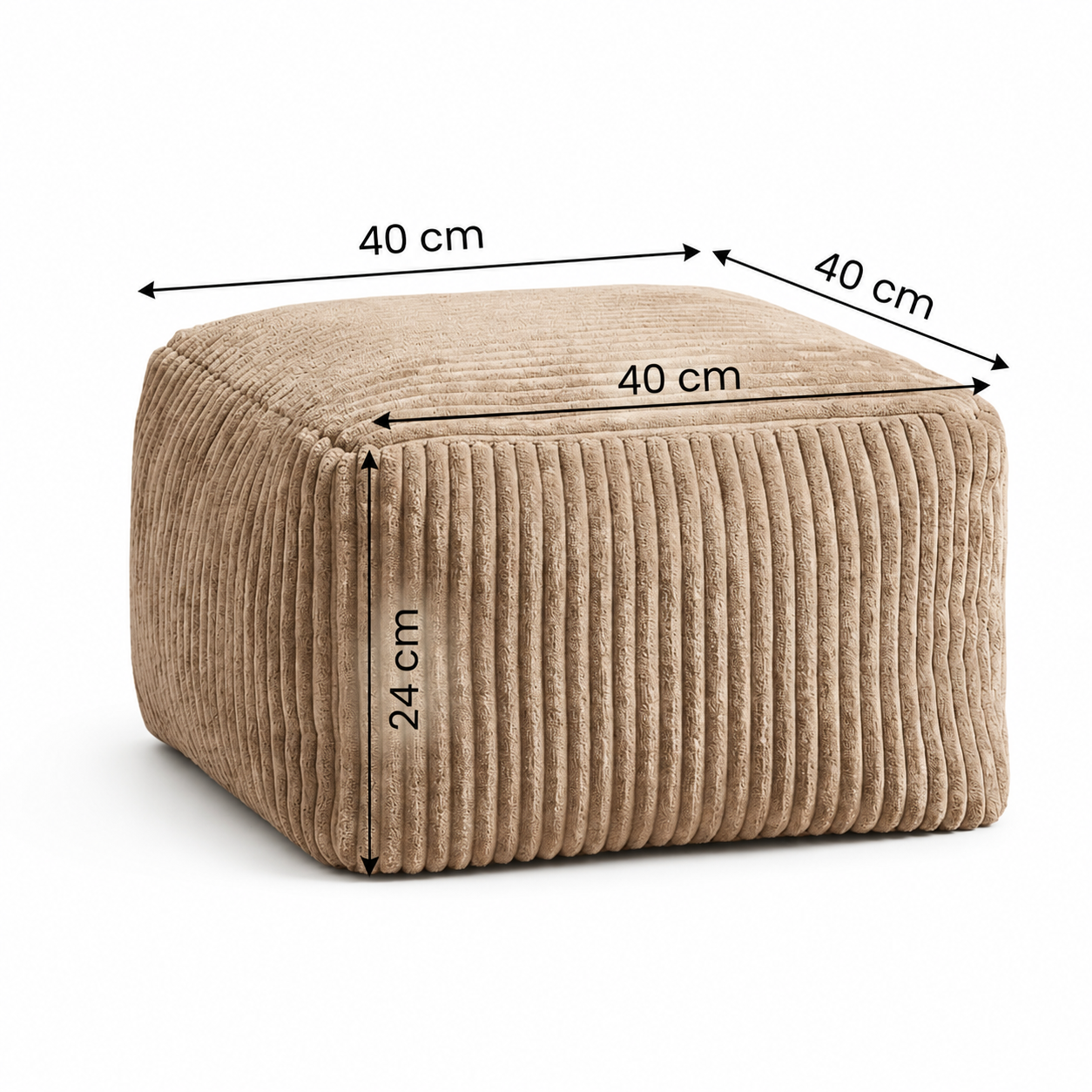 Pouf repose-pied