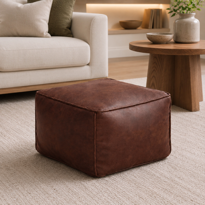 Pouf carré salon