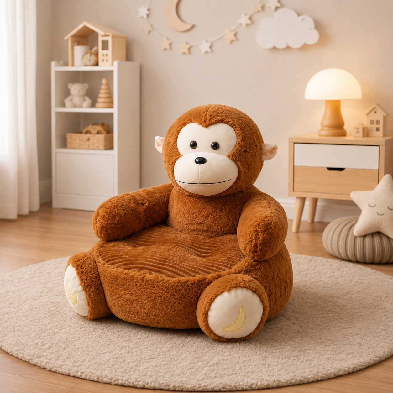 Pouf de lecture enfant