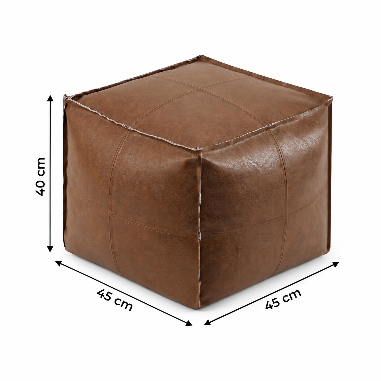 Pouf cube marocain