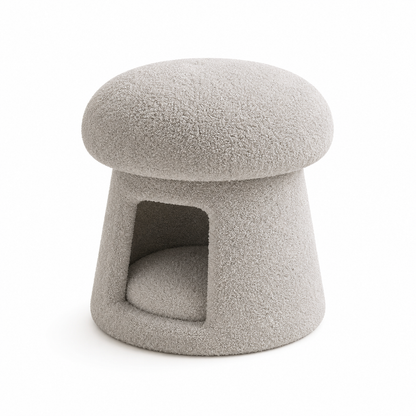 Pouf bouclette rangement