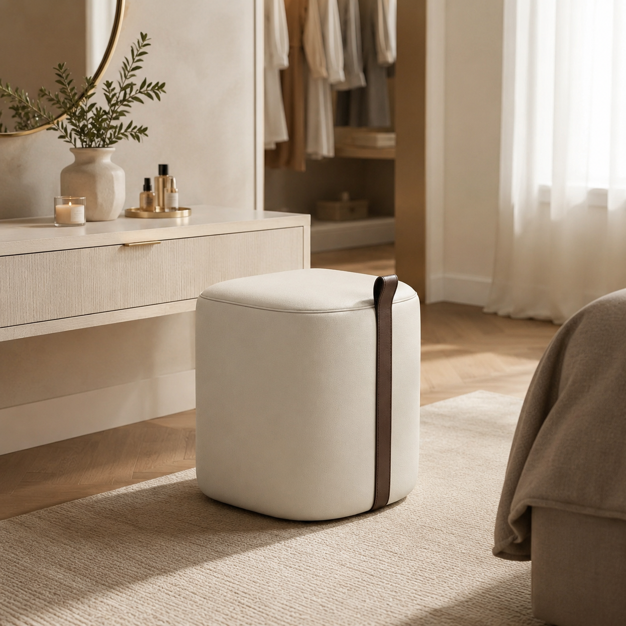 Pouf tabouret ottoman