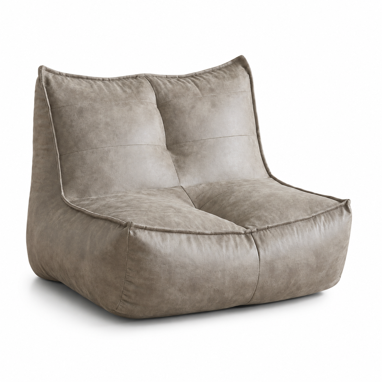 Fauteuil pouf vintage