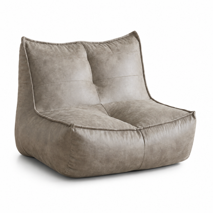Fauteuil pouf vintage