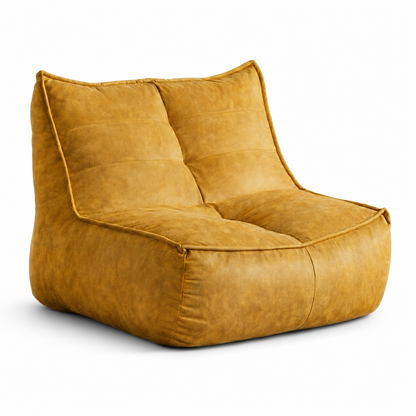 Fauteuil pouf vintage