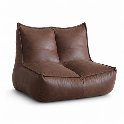 Fauteuil pouf vintage