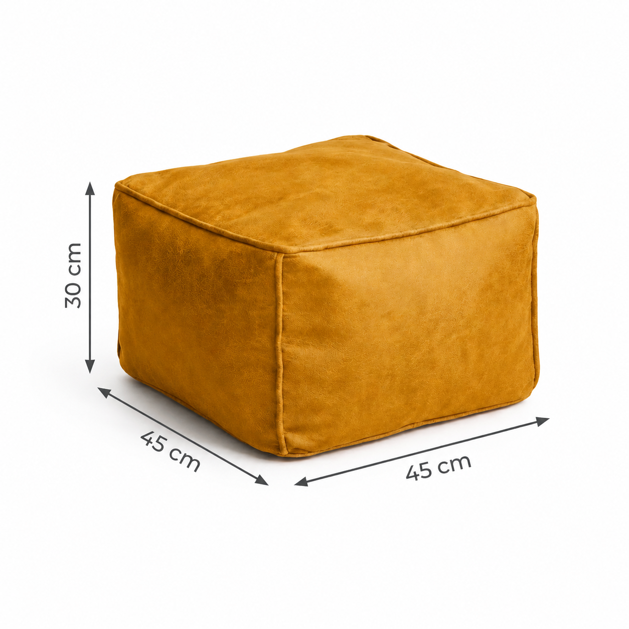 Pouf repose-pied cube