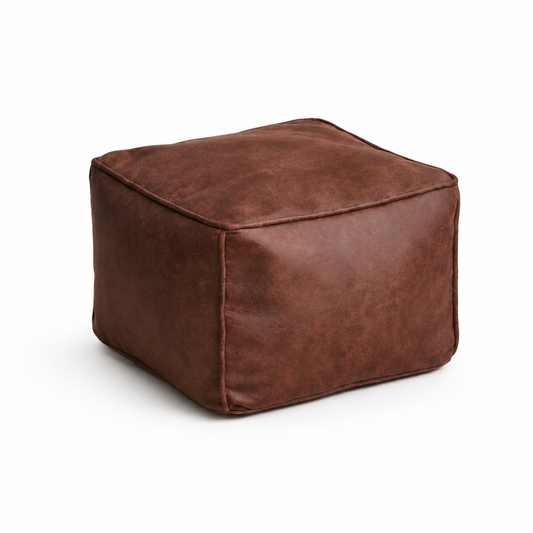 Pouf repose-pied cube
