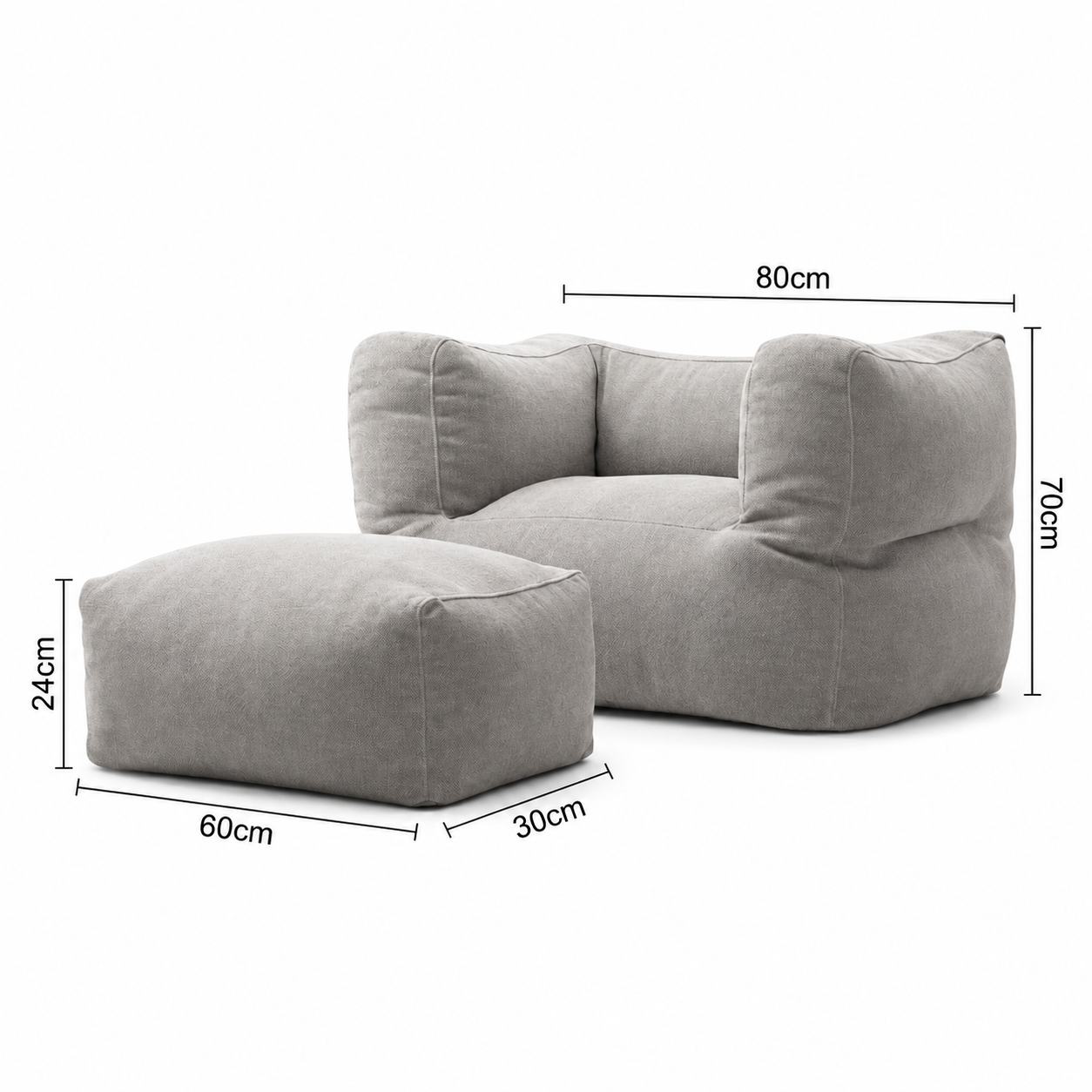 Pouf extérieur pour piscine