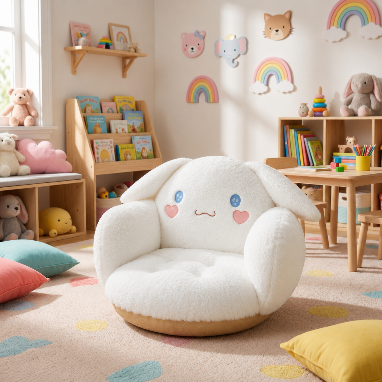 Pouf lecture enfant