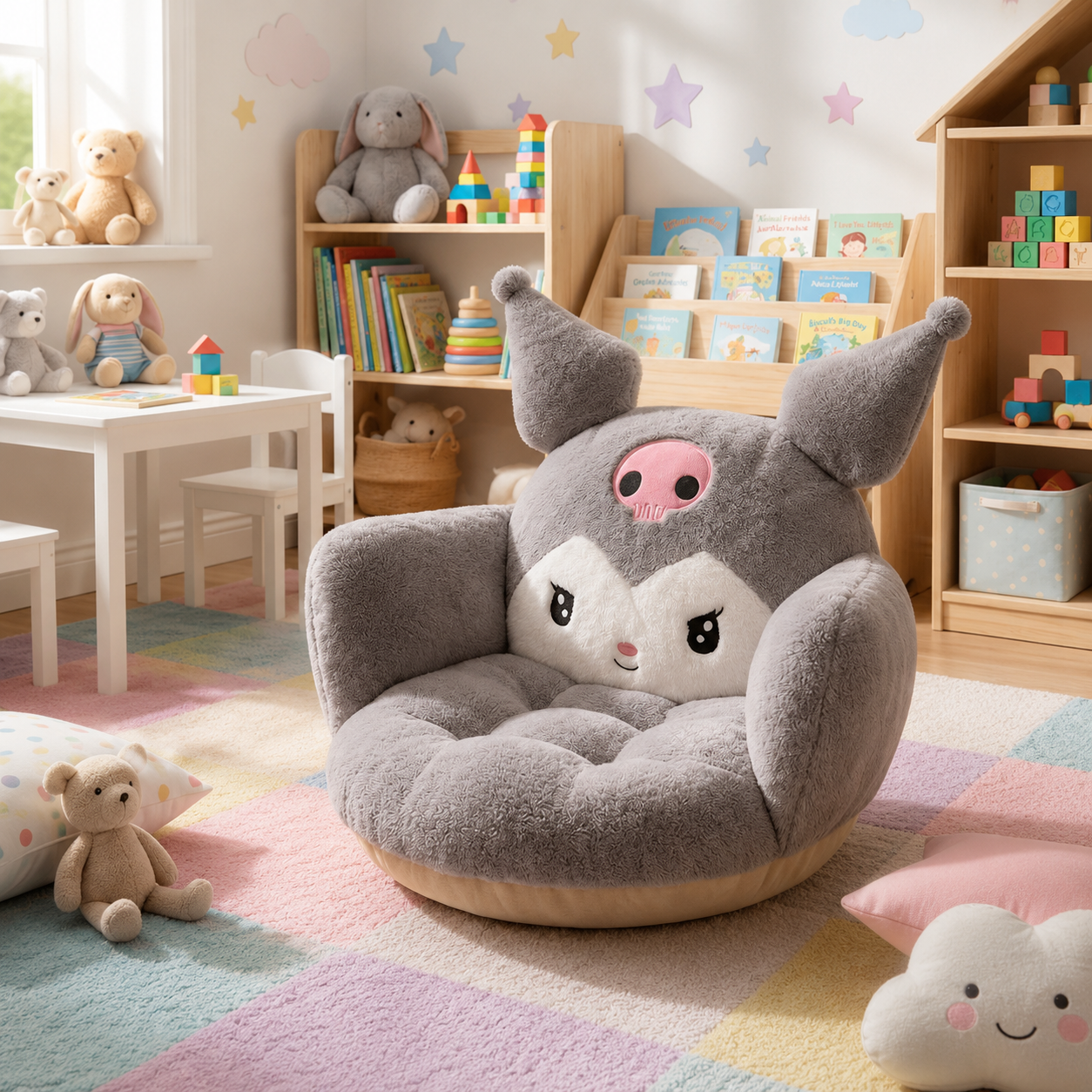 Pouf fauteuil mignon