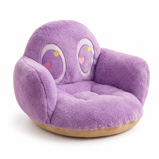 Pouf violet pour enfant