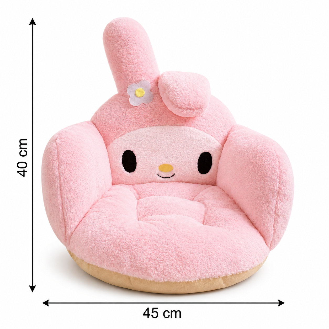 Pouf rose pour enfant