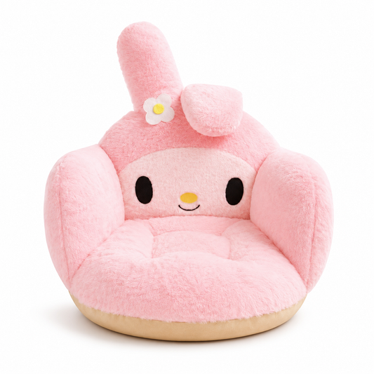 Pouf rose pour enfant