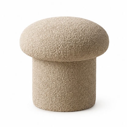 Pouf bouclette rond