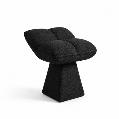 Pouf tabouret bouclette