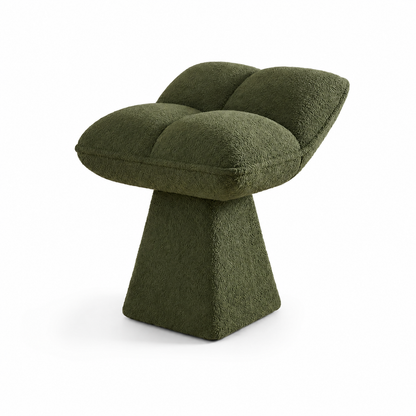 Pouf tabouret bouclette