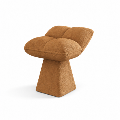 Pouf tabouret bouclette