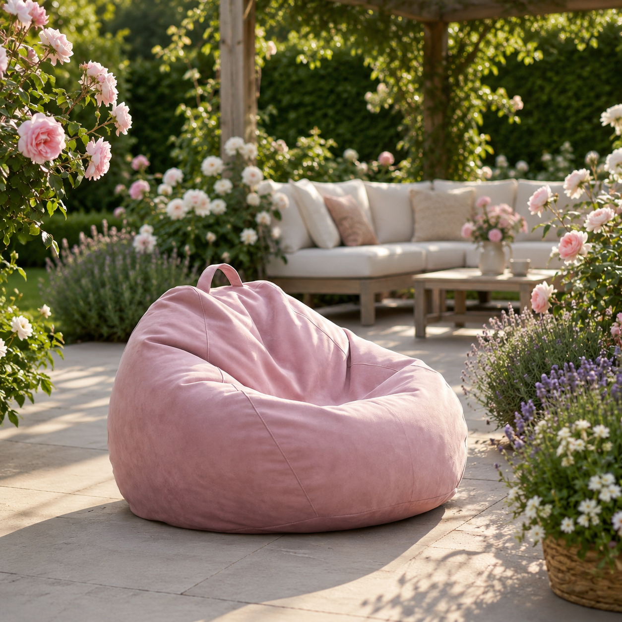 Pouf poire de jardin