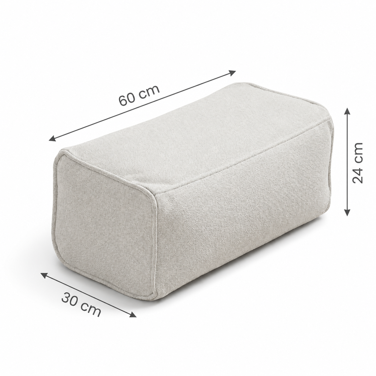 Pouf repose-pied coloré