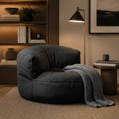 Pouf cosy salon