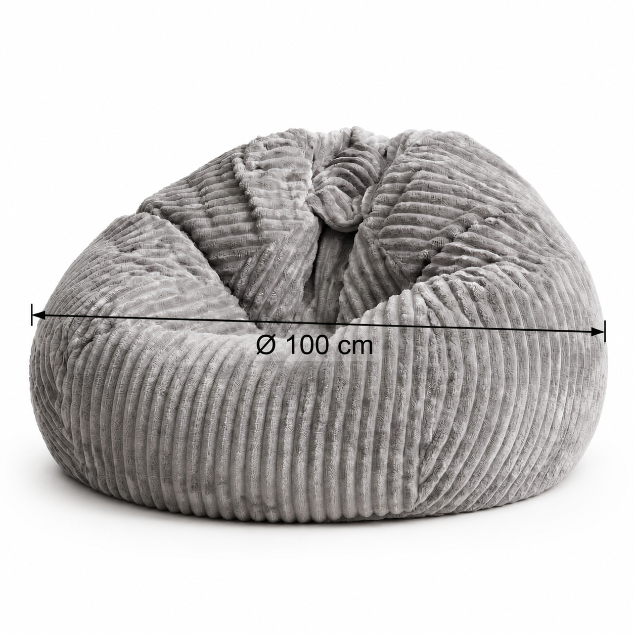 Pouf poire confortable