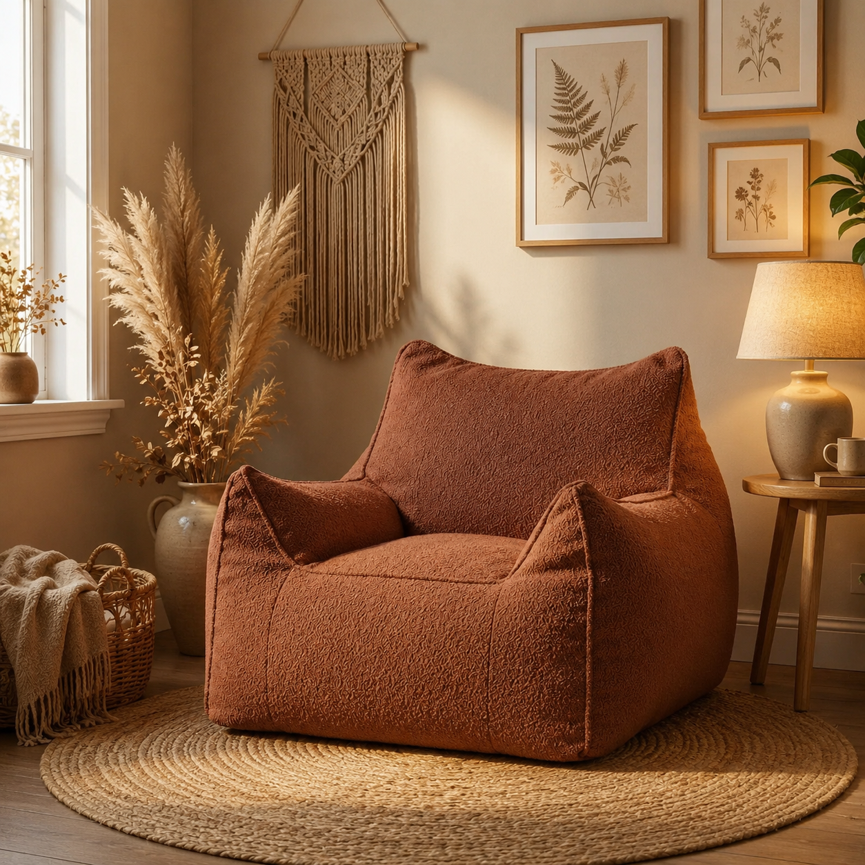 Pouf fauteuil extérieur