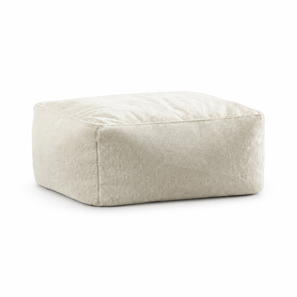 Pouf repose-pied coton