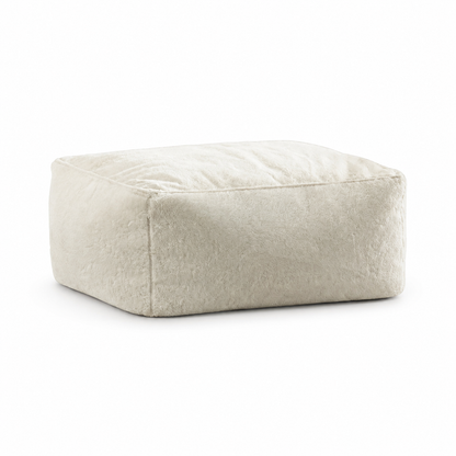 Pouf repose-pied coton