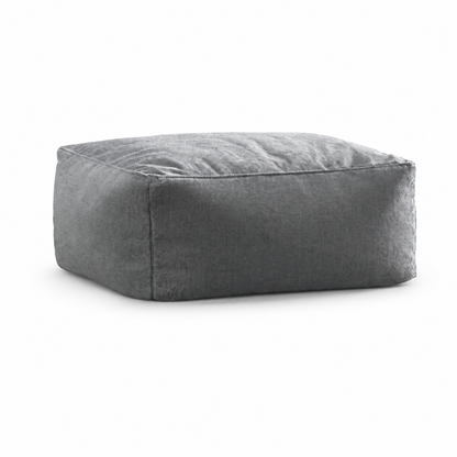 Pouf repose-pied coton
