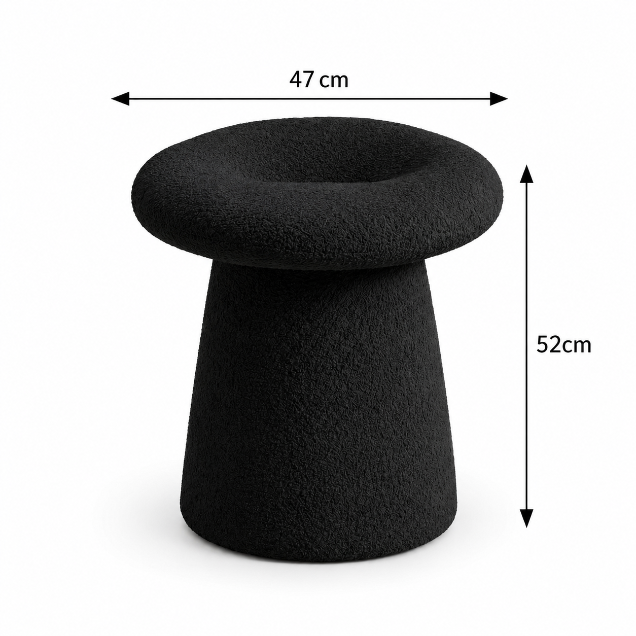 Petit pouf bouclette