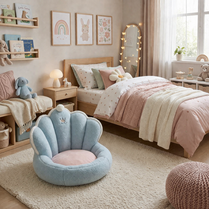 Petit pouf sol enfant