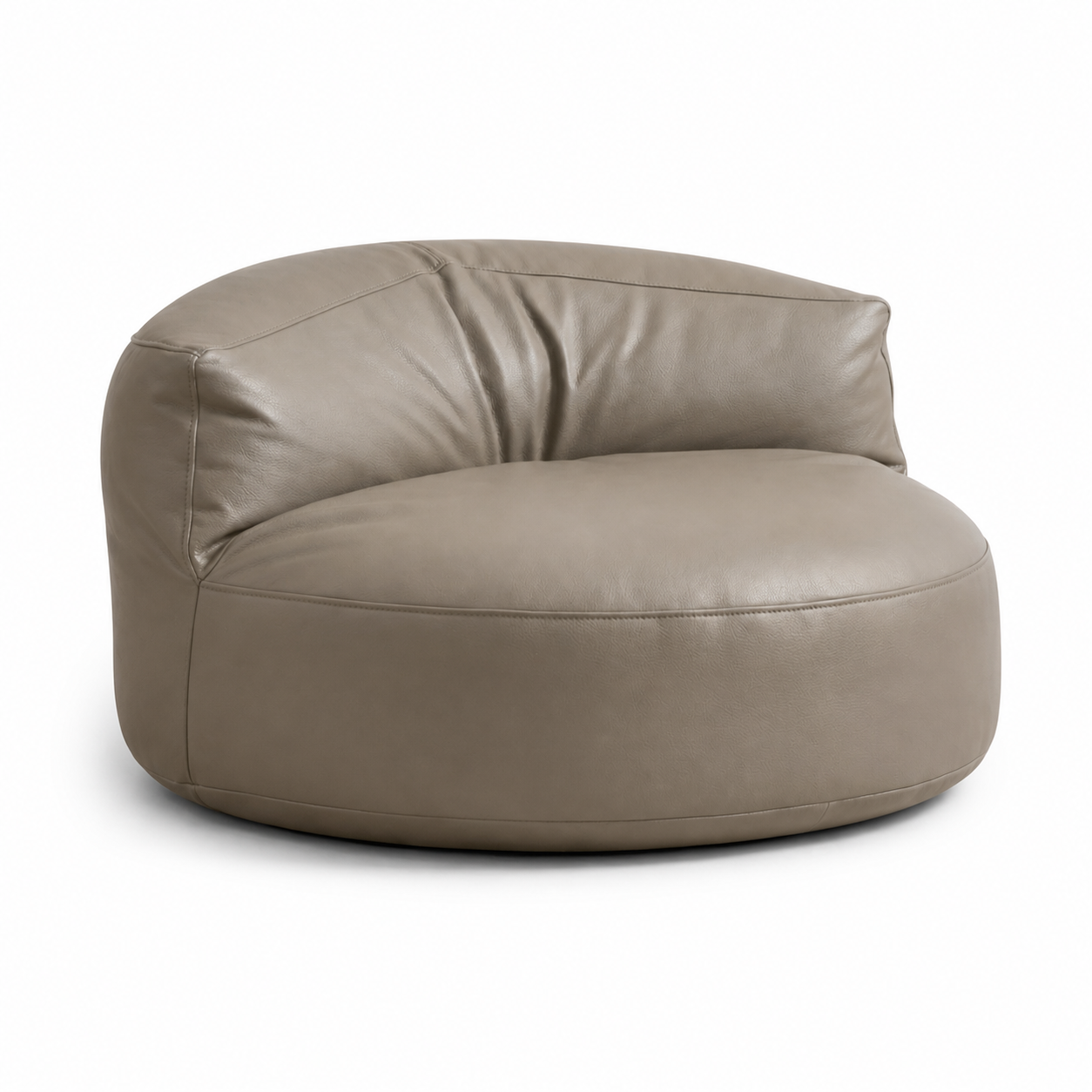 Pouf fauteuil salon similicuir