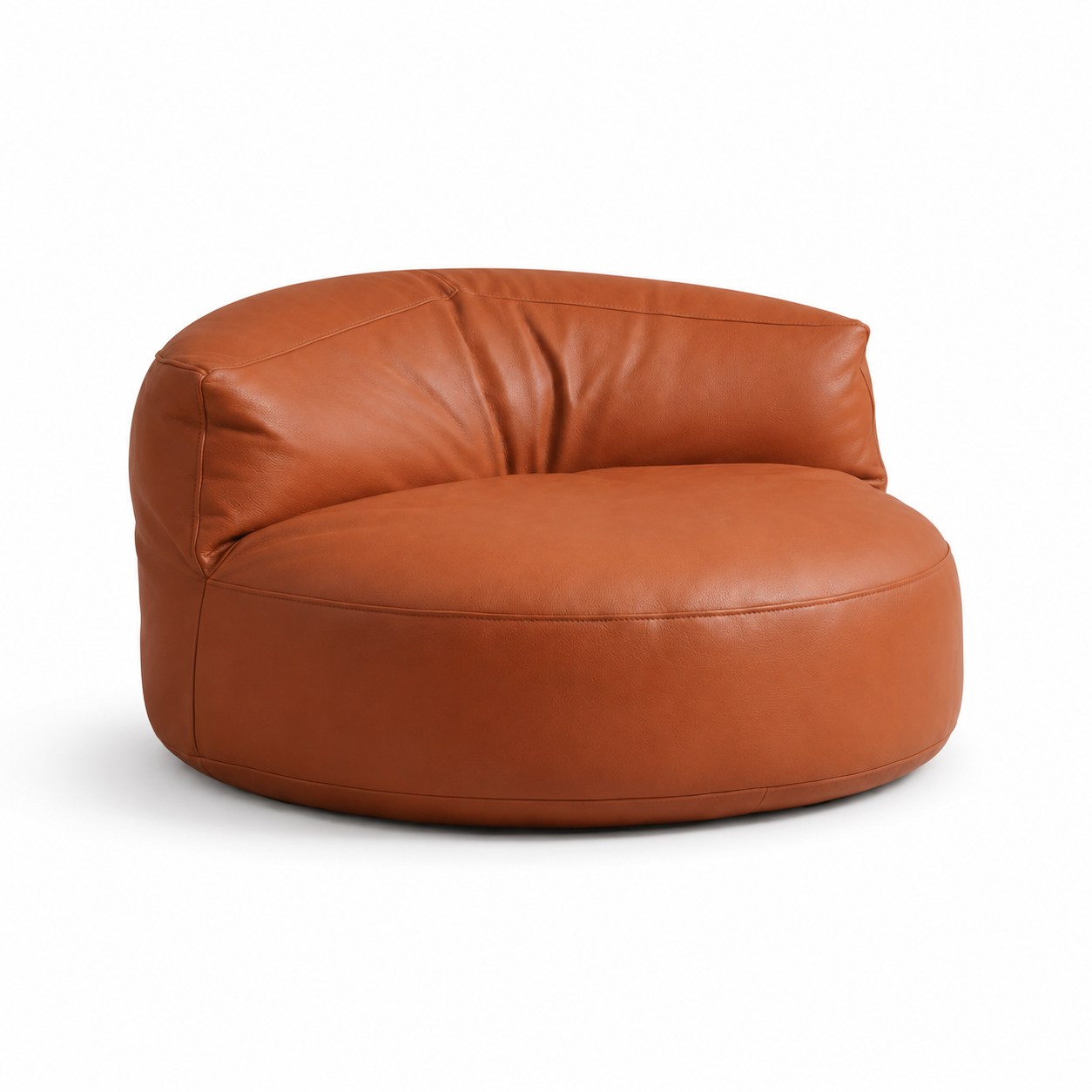 Pouf fauteuil salon similicuir