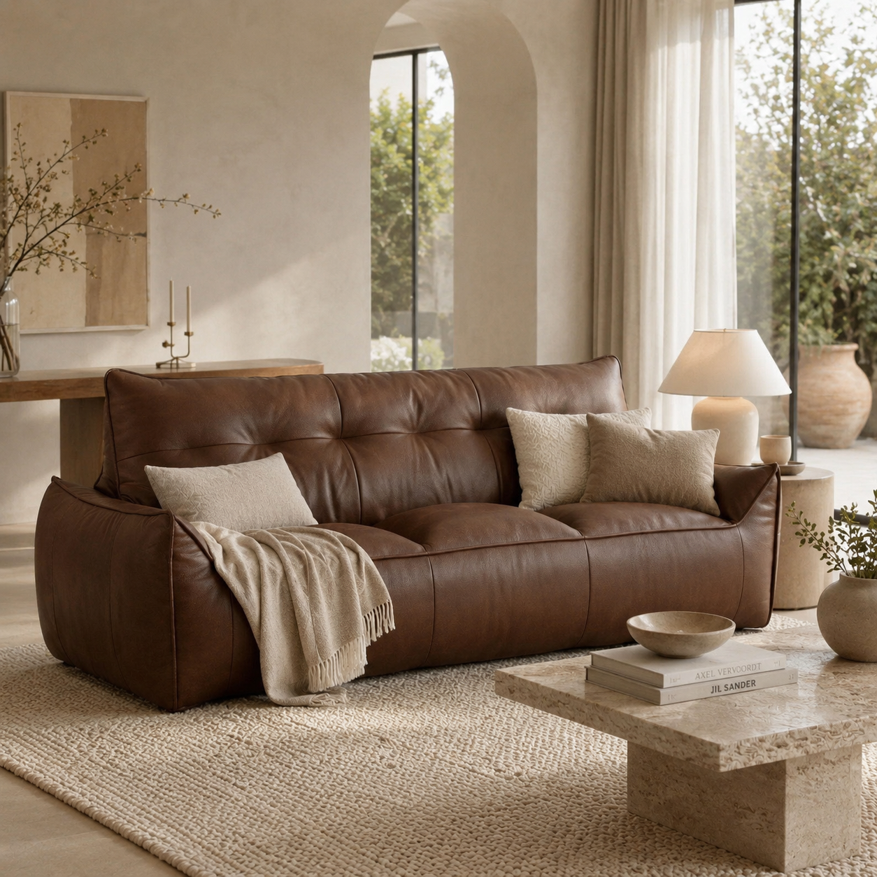 Canapé pouf salon
