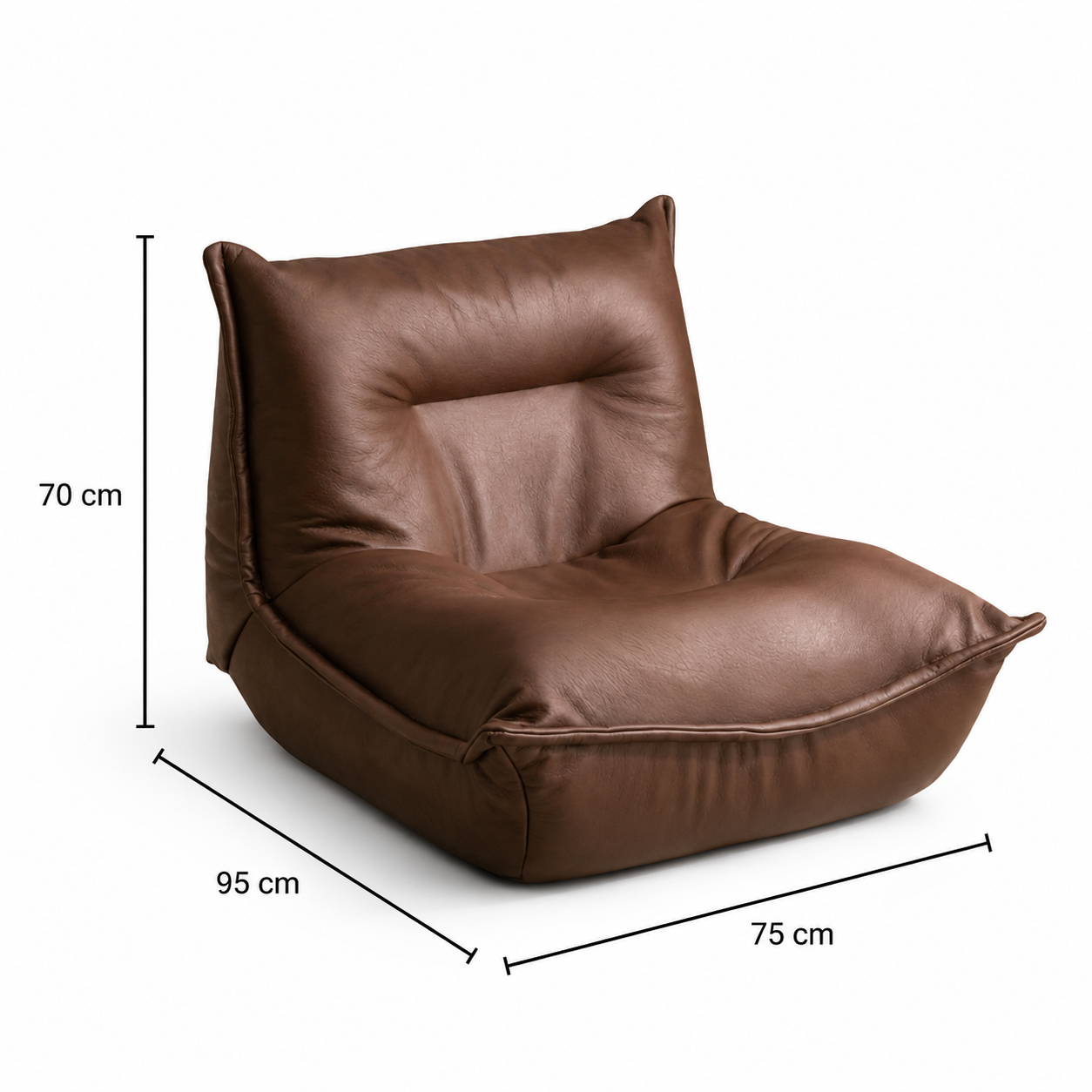 Fauteuil pouf salon